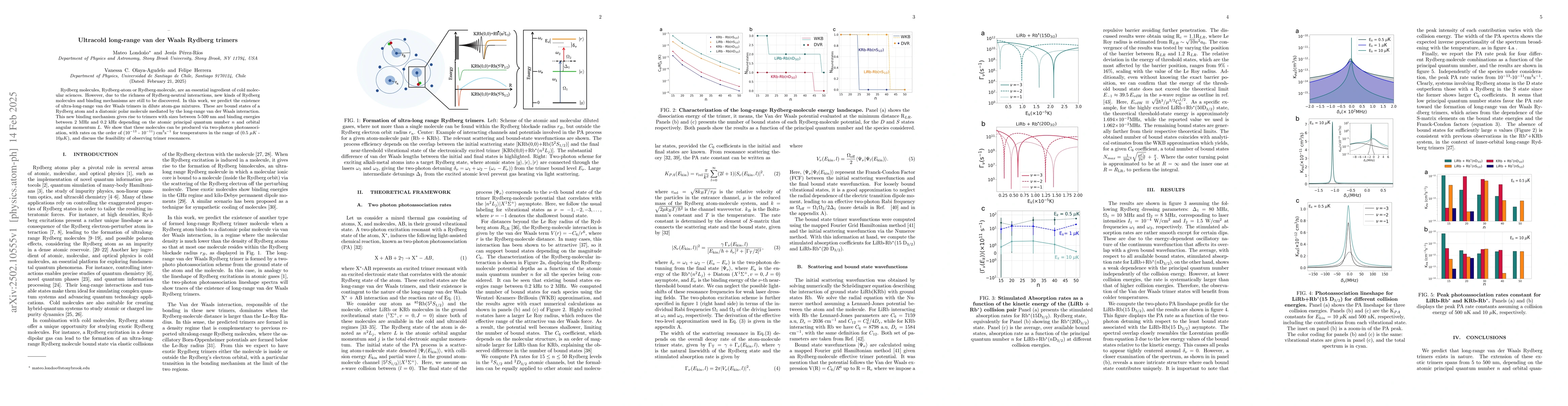 Thumbnail for Ultracold long-range van der Waals Rydberg trimer