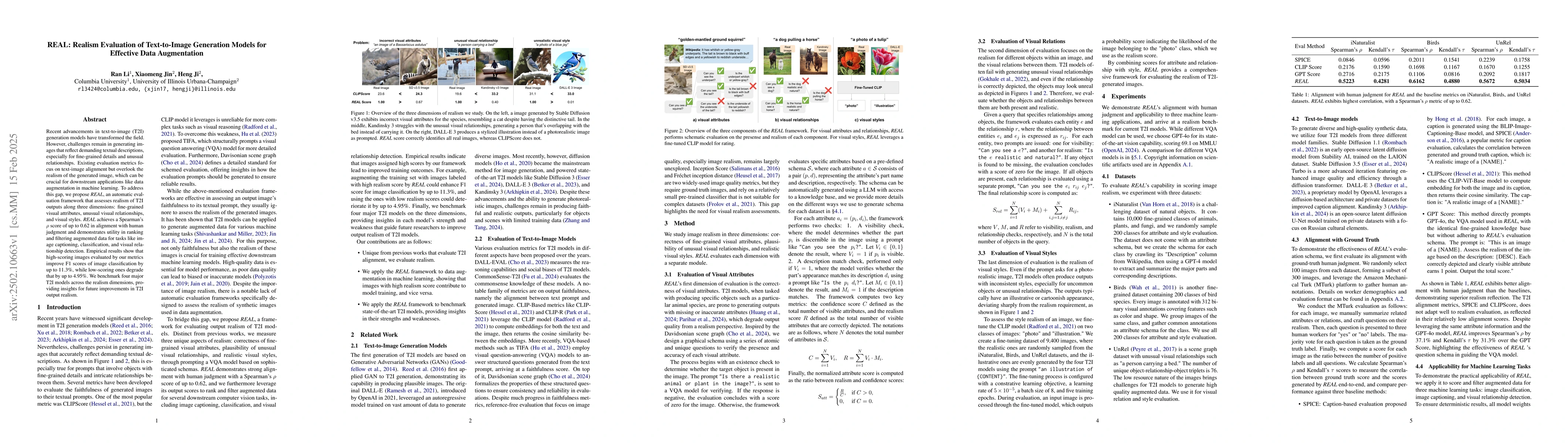 Thumbnail for REAL: Realism Evaluation of Text-to-Image Generation Models for
  Effective Data Augmentation