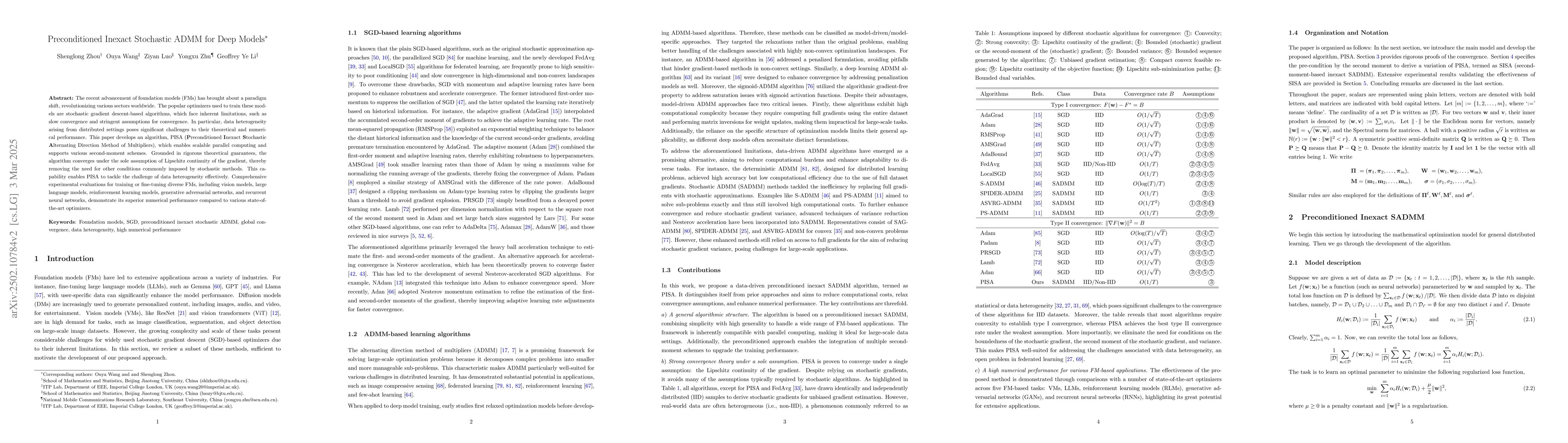 Thumbnail for Preconditioned Inexact Stochastic ADMM for Deep Model