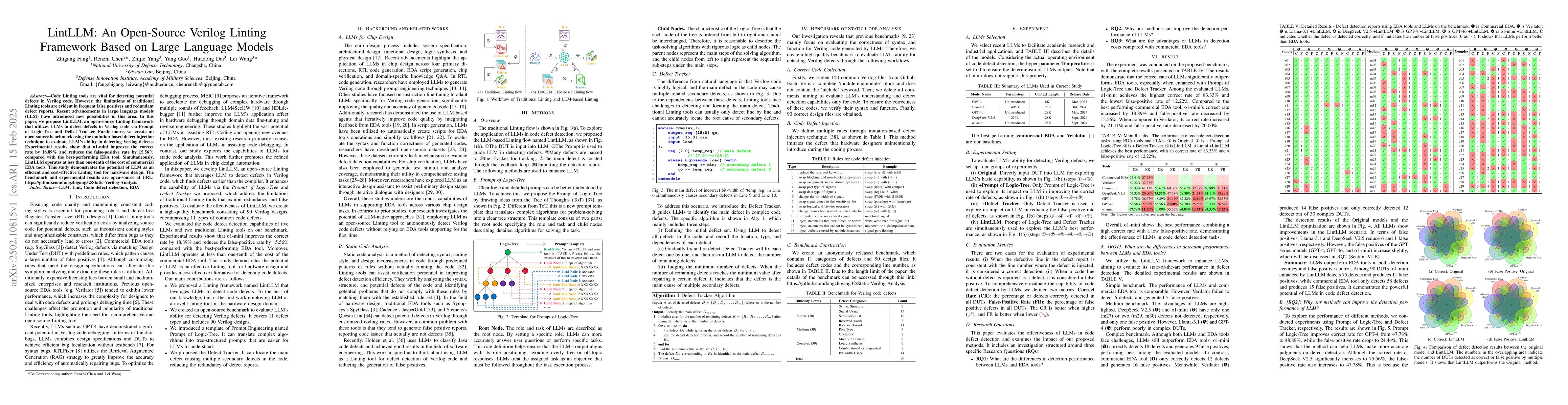 Thumbnail for LintLLM: An Open-Source Verilog Linting Framework Based on Large
  Language Models
