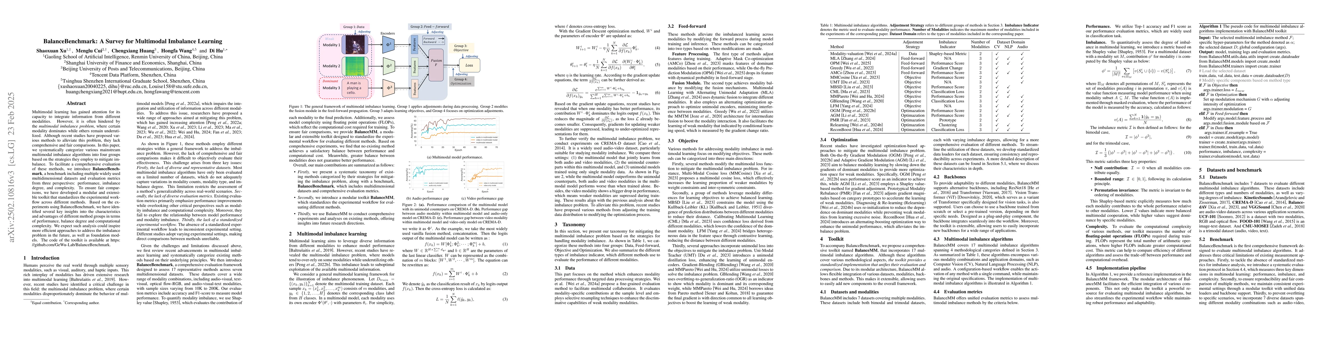 Thumbnail for BalanceBenchmark: A Survey for Multimodal Imbalance Learning