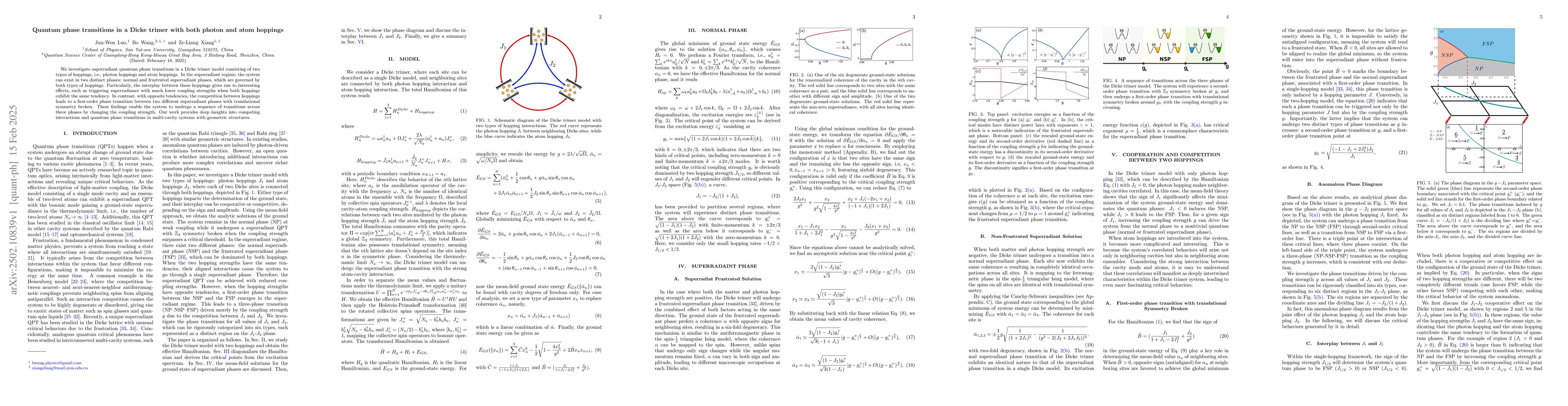 Thumbnail for Quantum phase transitions in a Dicke trimer with both photon and atom
  hoppings