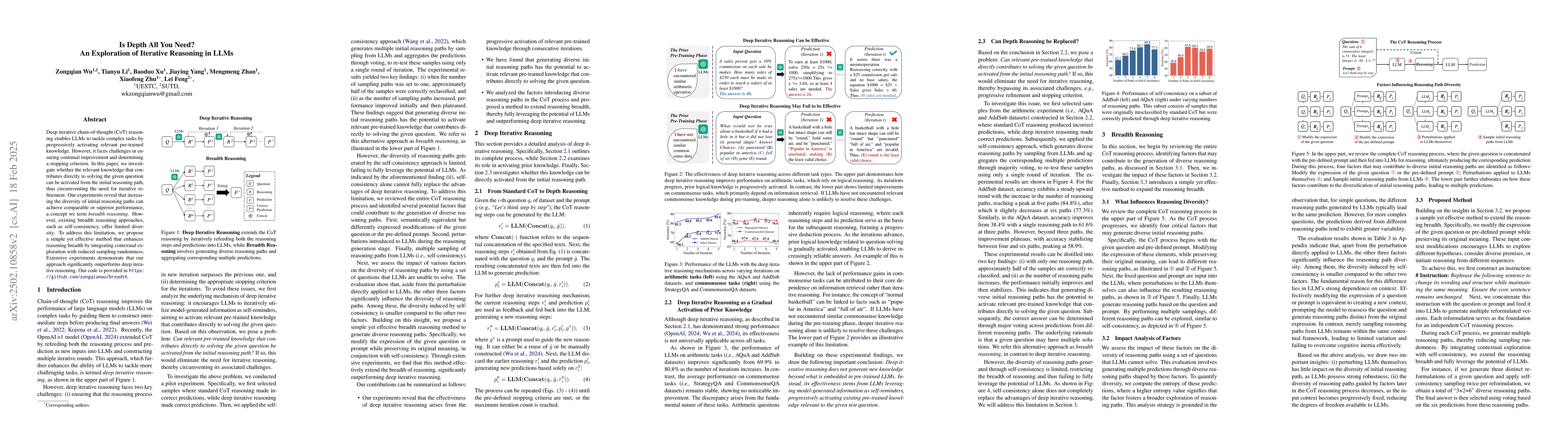 Thumbnail for Is Depth All You Need? An Exploration of Iterative Reasoning in LLMs