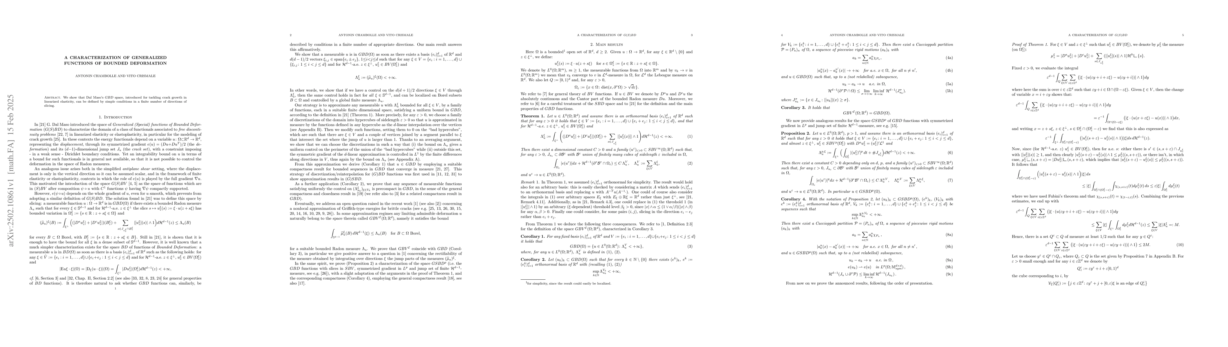 Thumbnail for A characterization of Generalized functions of Bounded Deformation