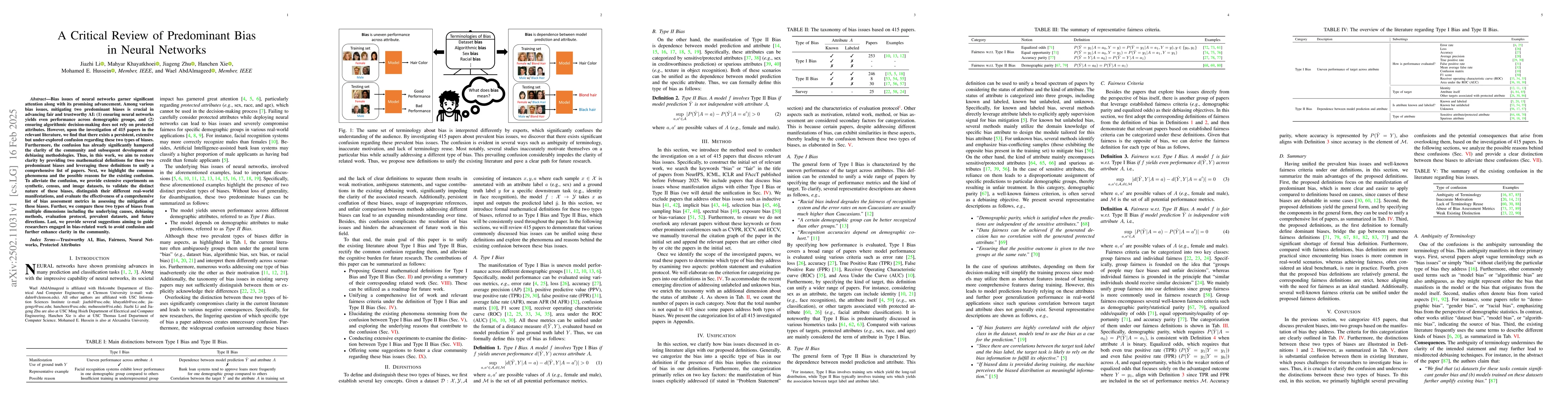 Thumbnail for A Critical Review of Predominant Bias in Neural Networks