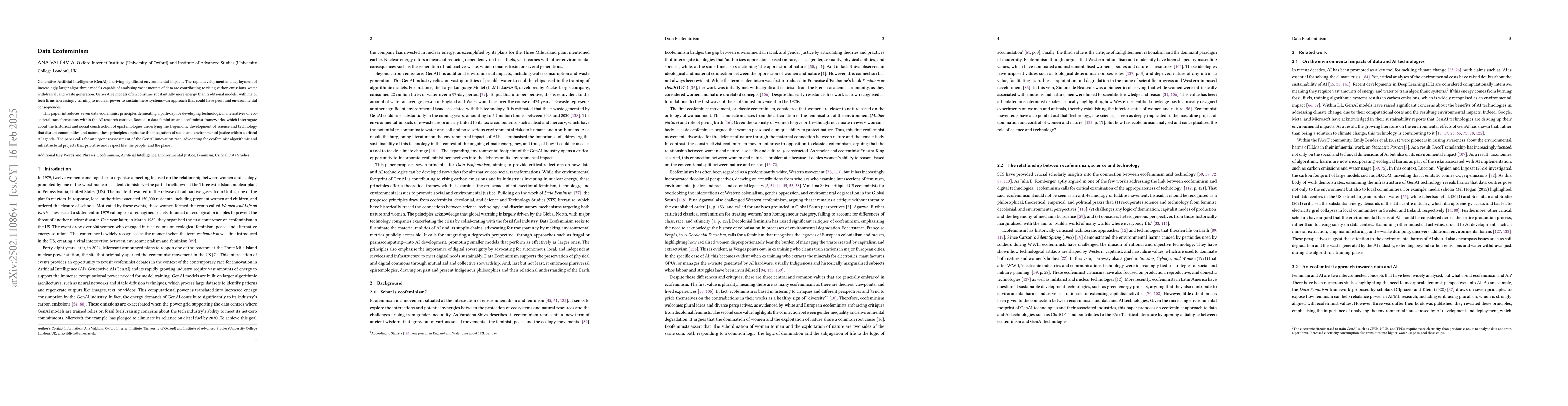 Thumbnail for Data Ecofeminism