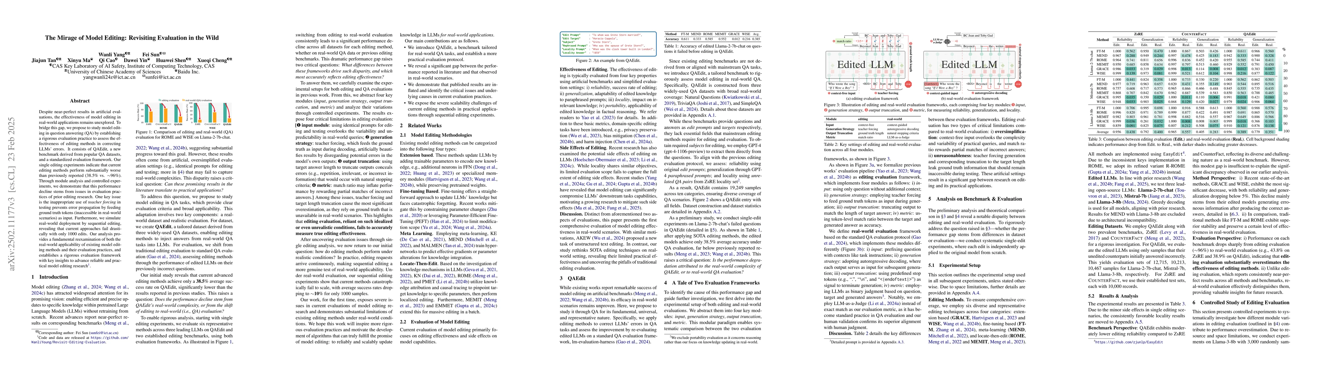 Thumbnail for The Mirage of Model Editing: Revisiting Evaluation in the Wild