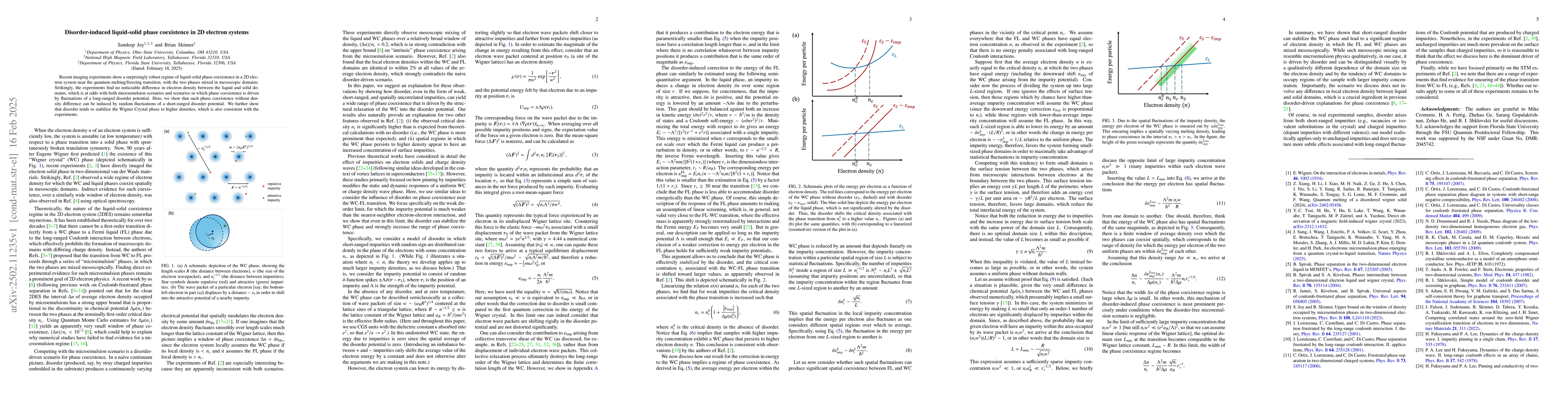 Thumbnail for Disorder-induced liquid-solid phase coexistence in 2D electron systems