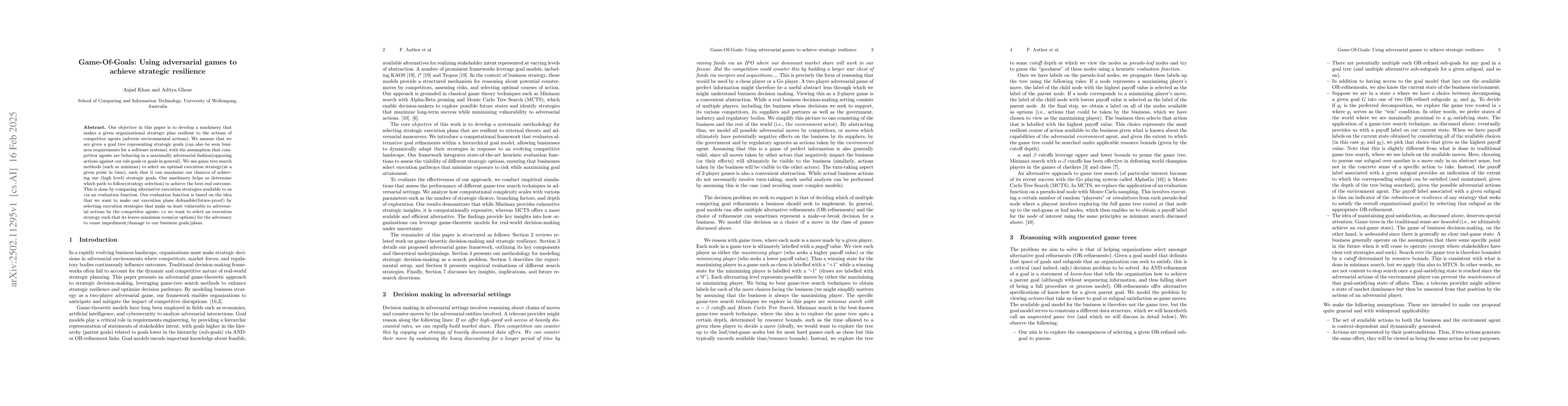 Thumbnail for Game-Of-Goals: Using adversarial games to achieve strategic resilience