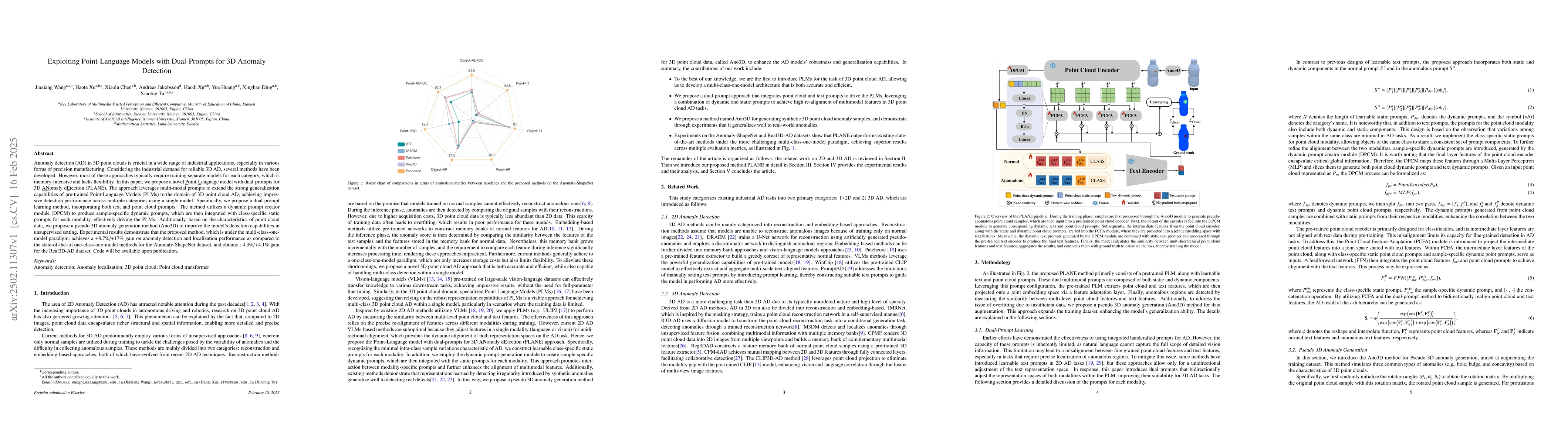 Thumbnail for Exploiting Point-Language Models with Dual-Prompts for 3D Anomaly
  Detection