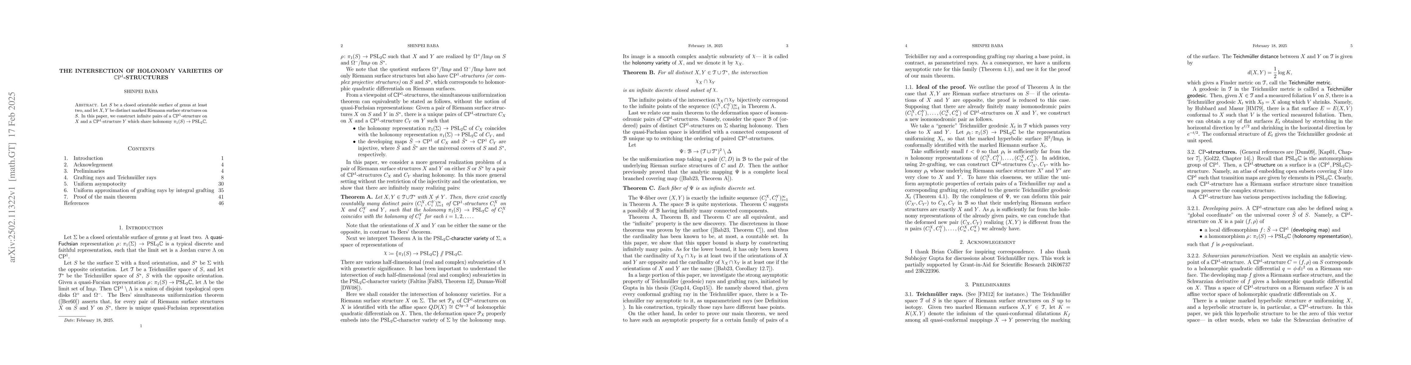 Thumbnail for The Intersection of holonomy varieties of $CP^1$-structures
