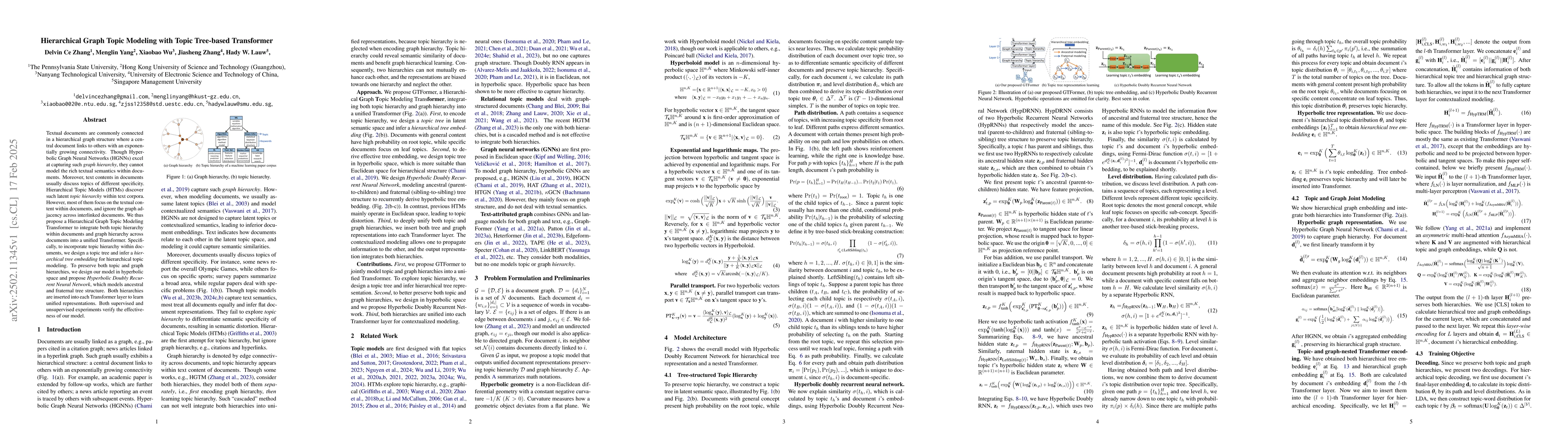 Thumbnail for Hierarchical Graph Topic Modeling with Topic Tree-based Transformer