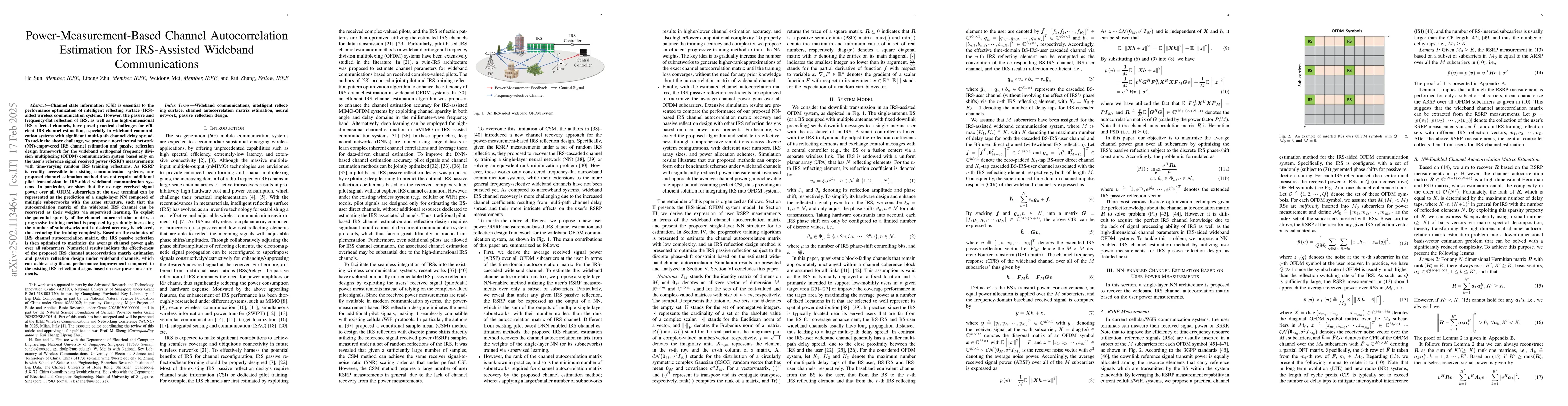 Thumbnail for Power-Measurement-Based Channel Autocorrelation Estimation for
  IRS-Assisted Wideband Communications