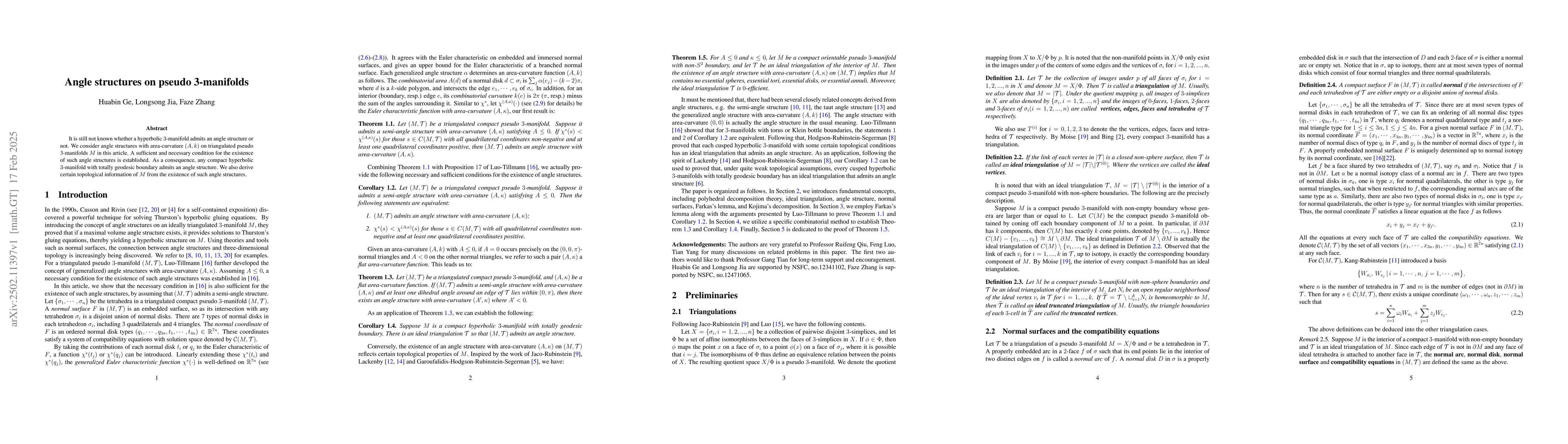 Thumbnail for Angle structures on pseudo 3-manifolds