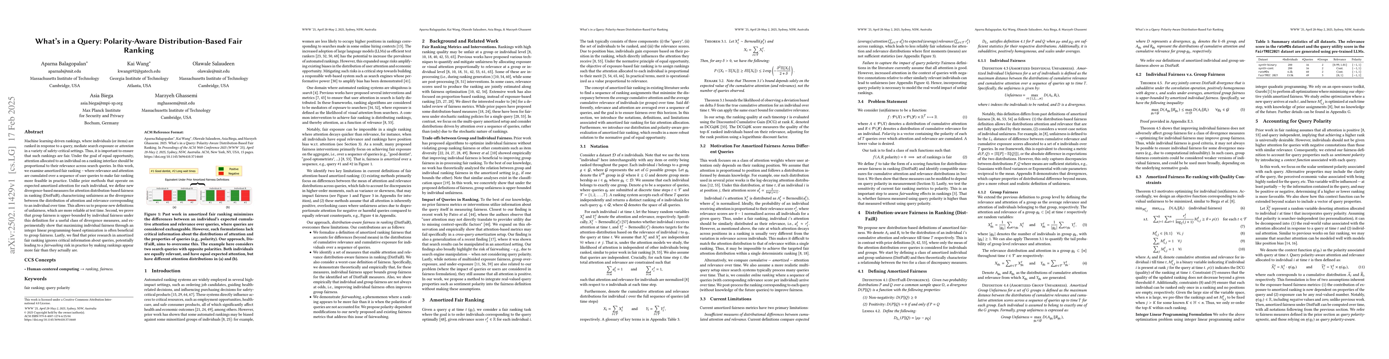 Thumbnail for What's in a Query: Polarity-Aware Distribution-Based Fair Ranking