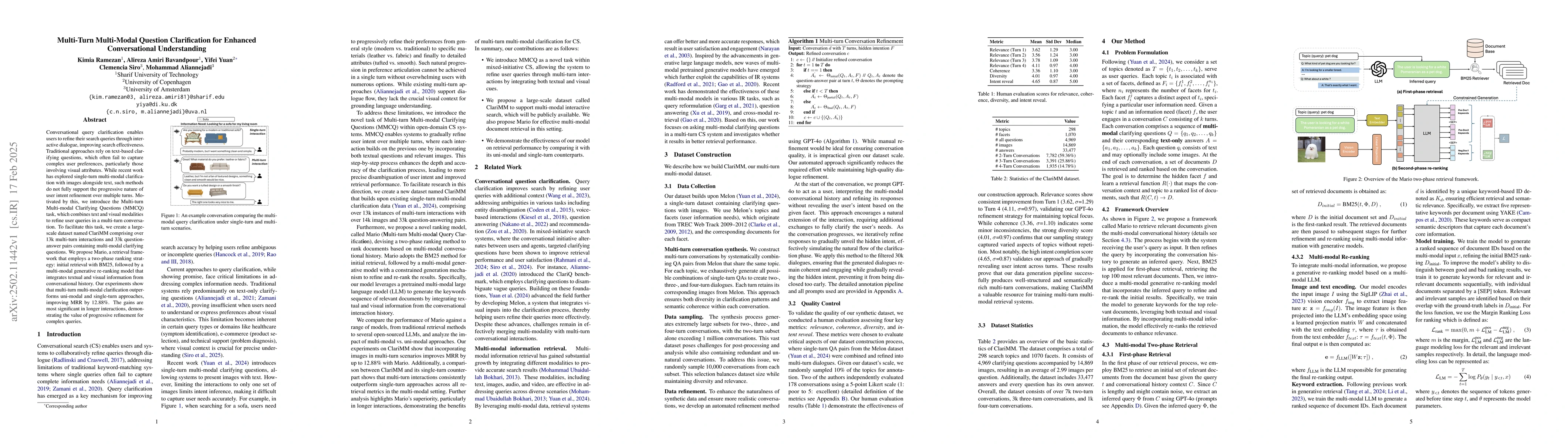 Thumbnail for Multi-Turn Multi-Modal Question Clarification for Enhanced
  Conversational Understanding