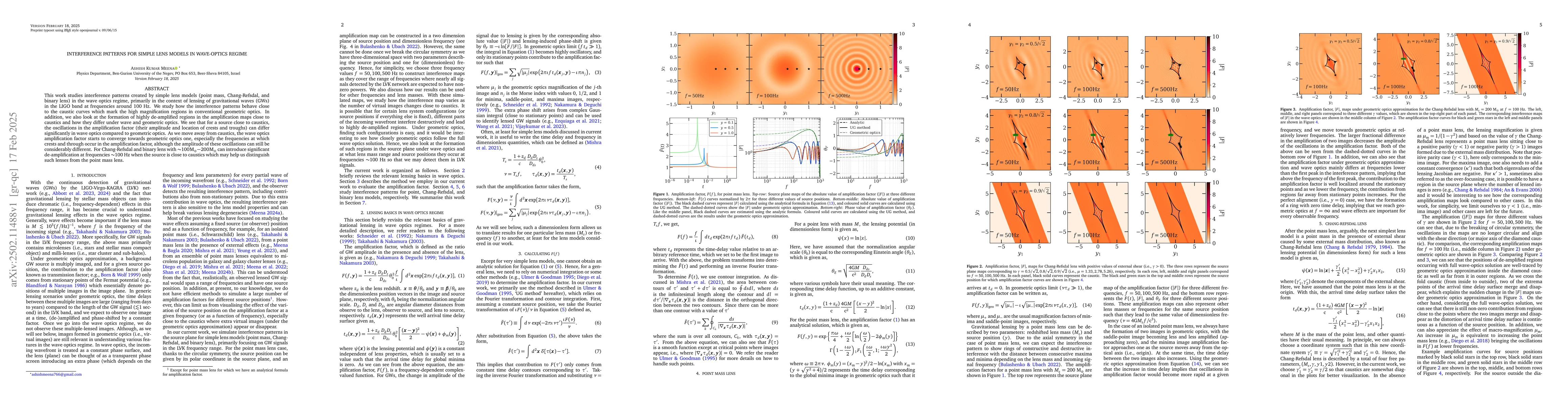 Thumbnail for Interference patterns for simple lens models in wave-optics regime