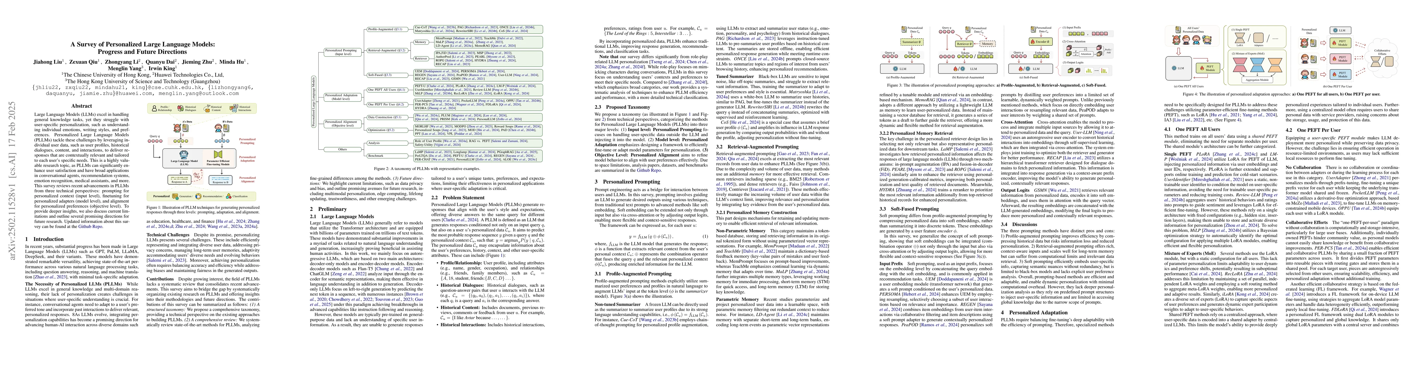Thumbnail for A Survey of Personalized Large Language Models: Progress and Future
  Directions