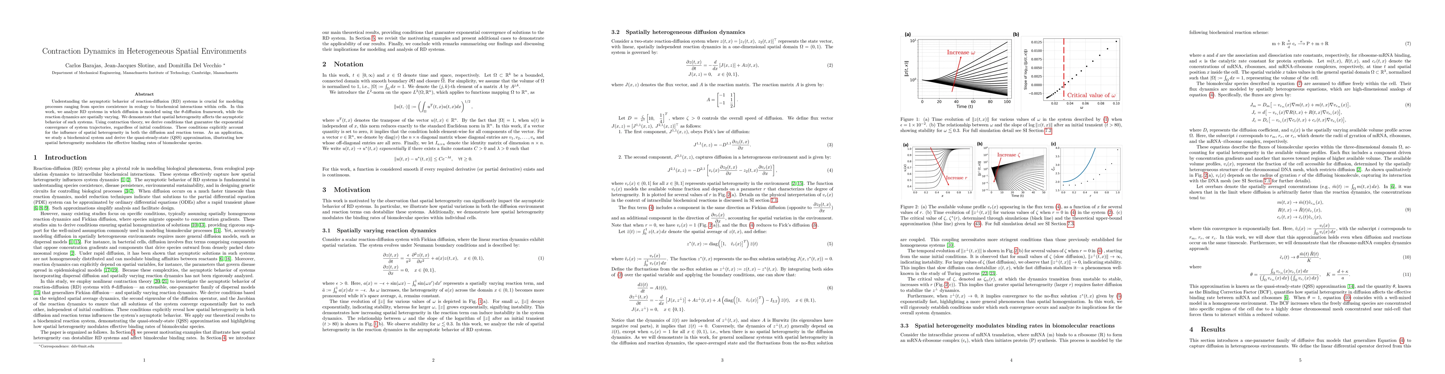 Thumbnail for Contraction Dynamics in Heterogeneous Spatial Environments