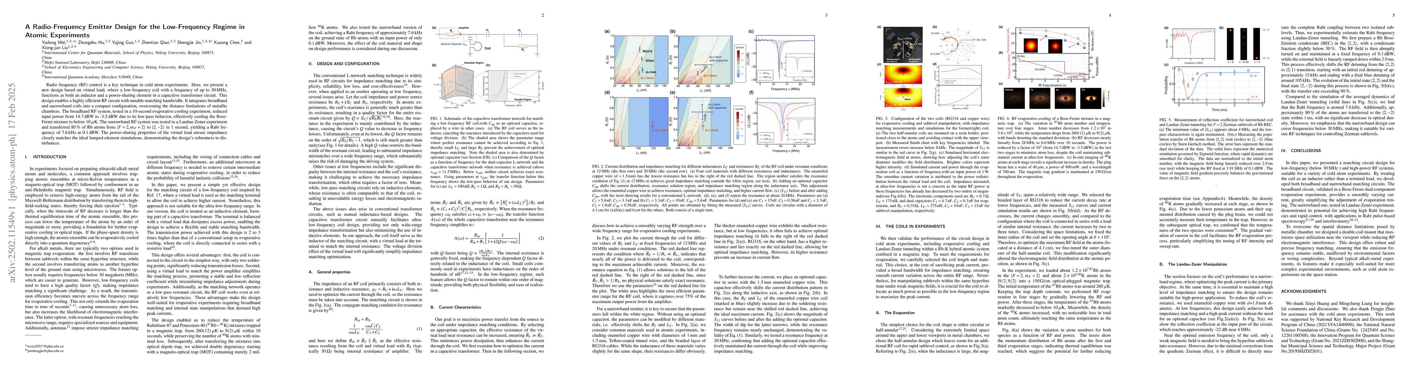 Thumbnail for A Radio-Frequency Emitter Design for the Low-Frequency Regime in Atomic
  Experiments