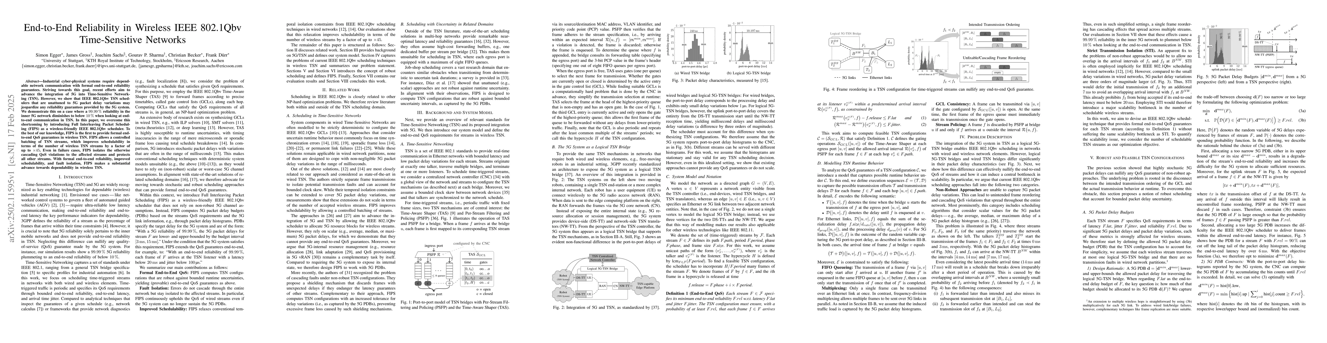 Thumbnail for End-to-End Reliability in Wireless IEEE 802.1Qbv Time-Sensitive Networks