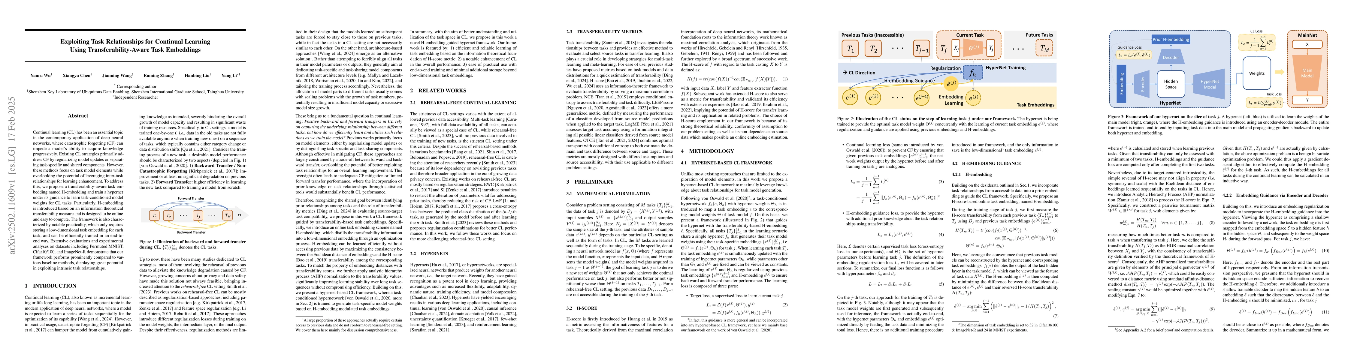 Thumbnail for Exploiting Task Relationships for Continual Learning Using
  Transferability-Aware Task Embeddings