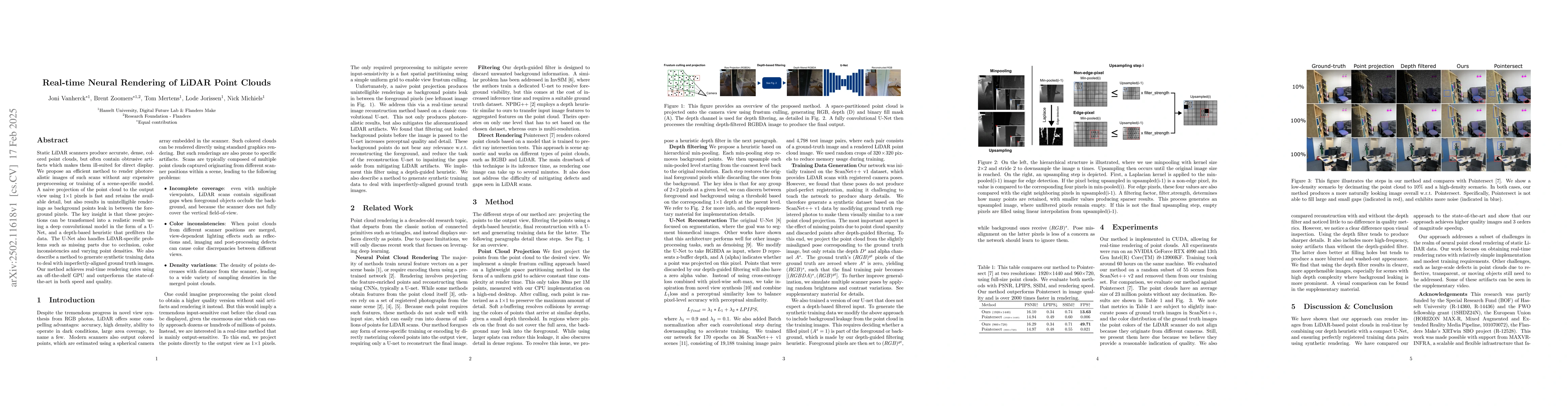 Thumbnail for Real-time Neural Rendering of LiDAR Point Clouds