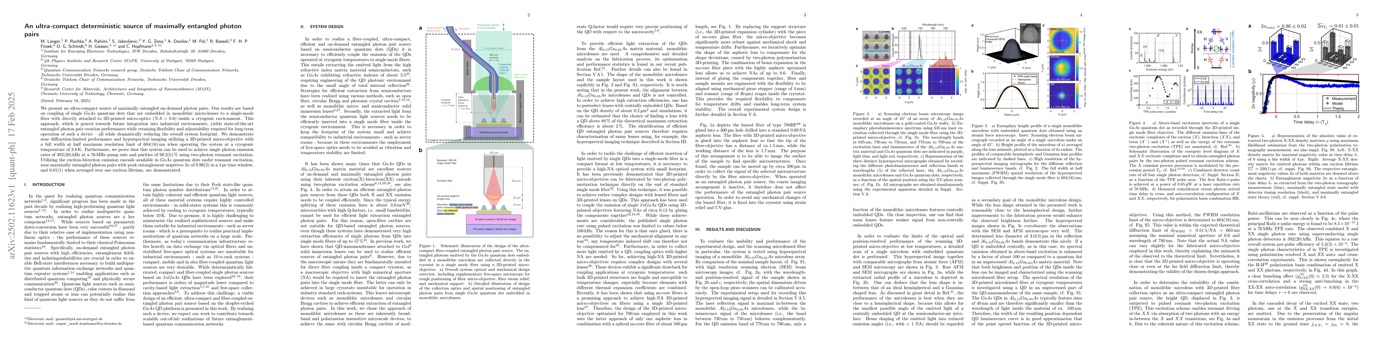 Thumbnail for An ultra-compact deterministic source of maximally entangled photon
  pairs