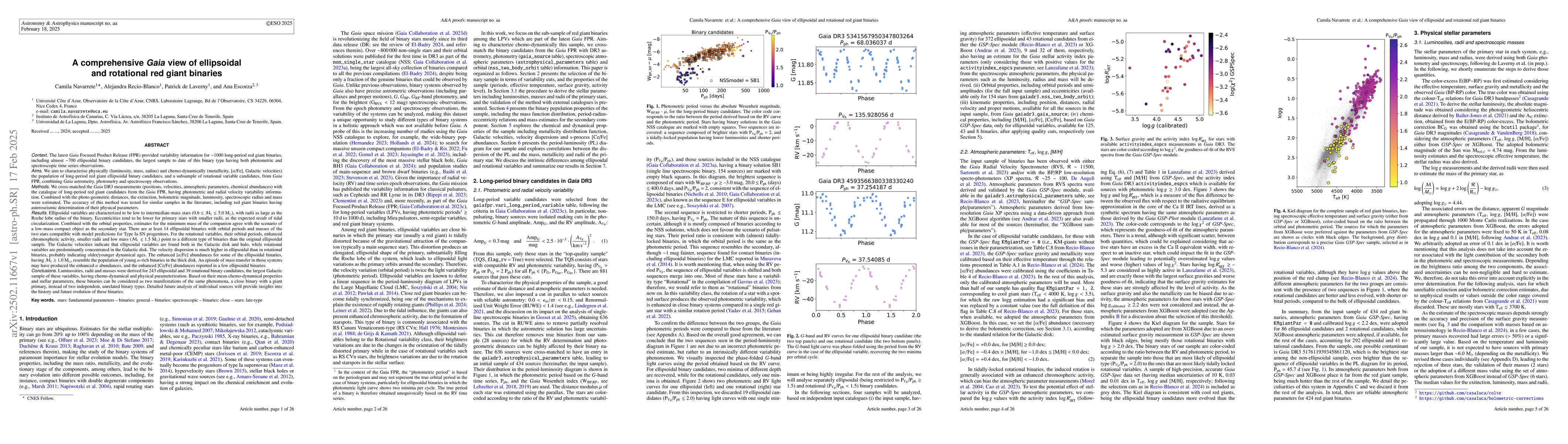 Thumbnail for A comprehensive Gaia view of ellipsoidal and rotational red giant
  binaries