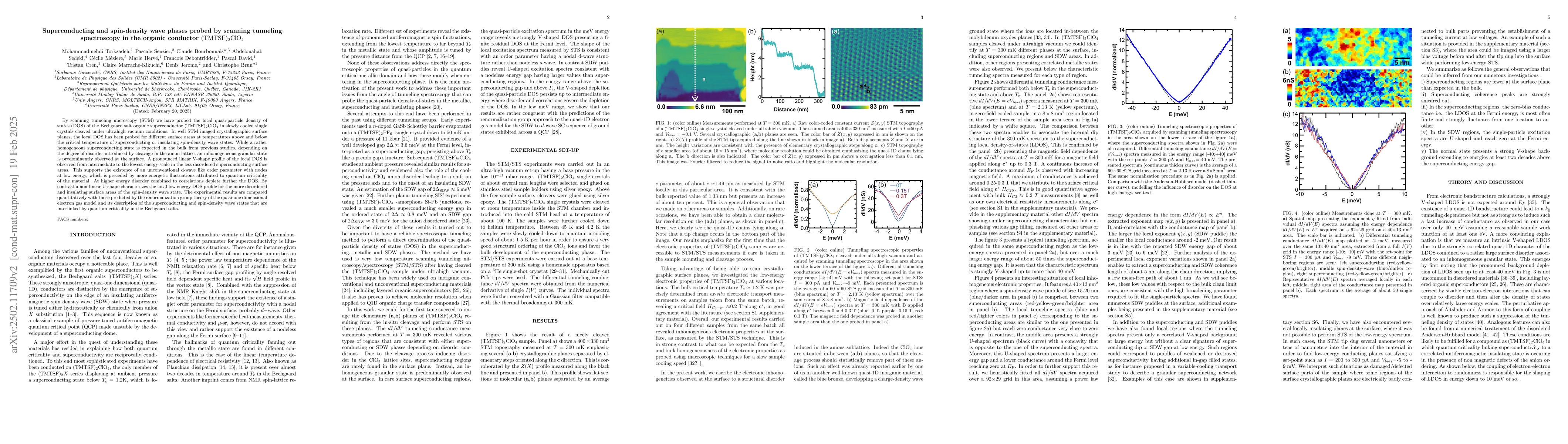 Thumbnail for Superconducting and spin-density wave phases probed by scanning
  tunneling spectroscopy in the organic conductor $\mathrm{(TMTSF)_{2}ClO_{4}}$