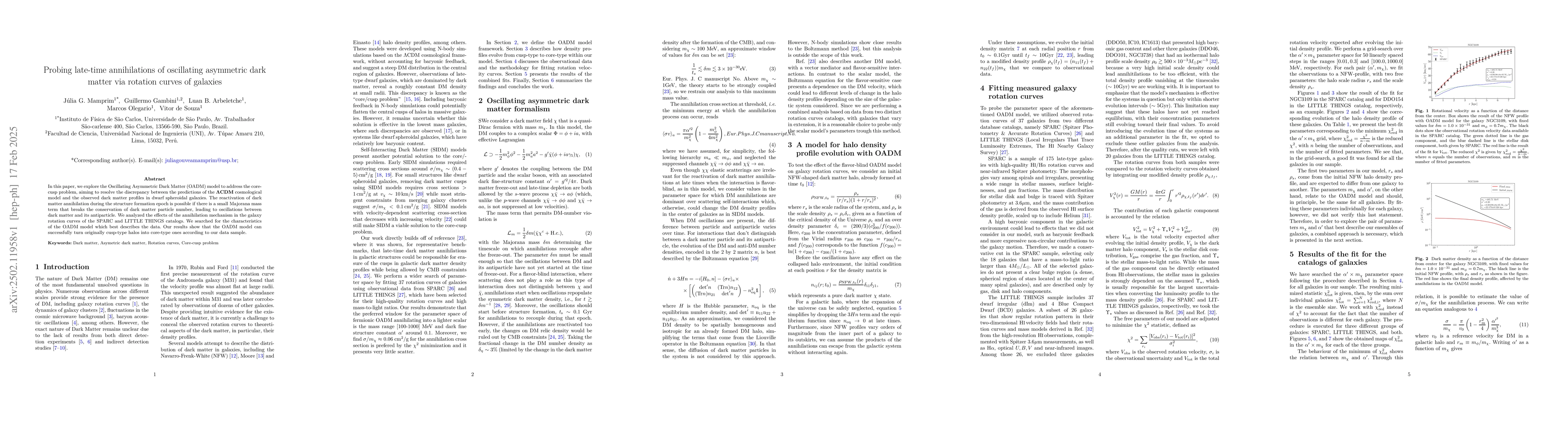 Thumbnail for Probing late-time annihilations of oscillating asymmetric dark matter
  via rotation curves of galaxies