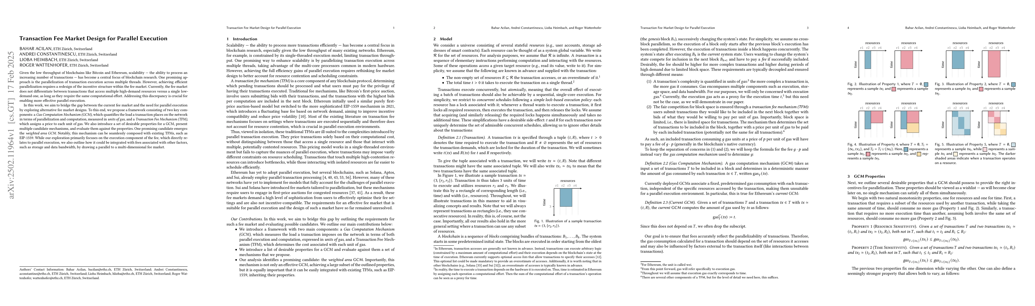 Thumbnail for Transaction Fee Market Design for Parallel Execution