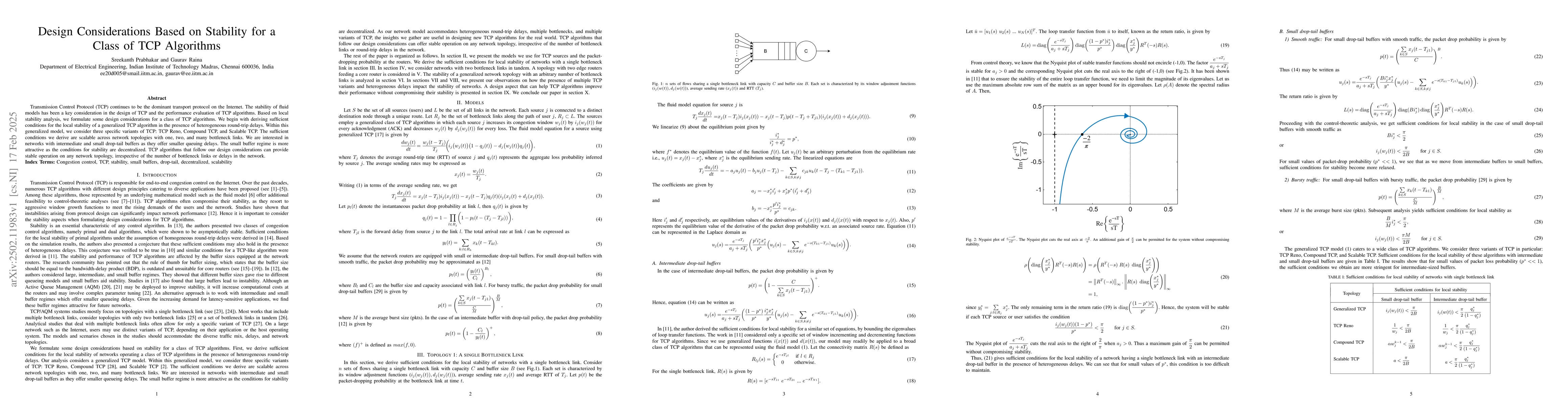 Thumbnail for Design Considerations Based on Stability for a Class of TCP Algorithms