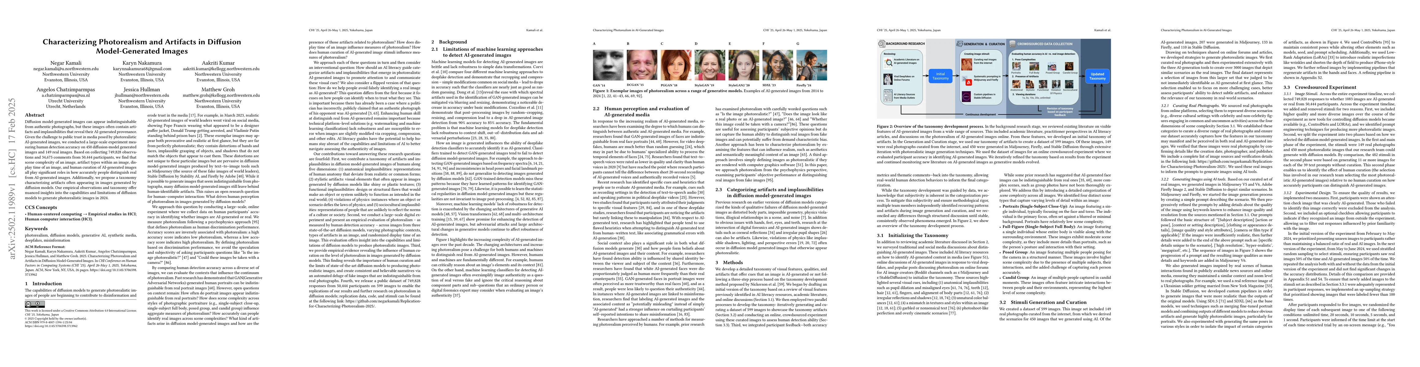 Thumbnail for Characterizing Photorealism and Artifacts in Diffusion Model-Generated
  Images