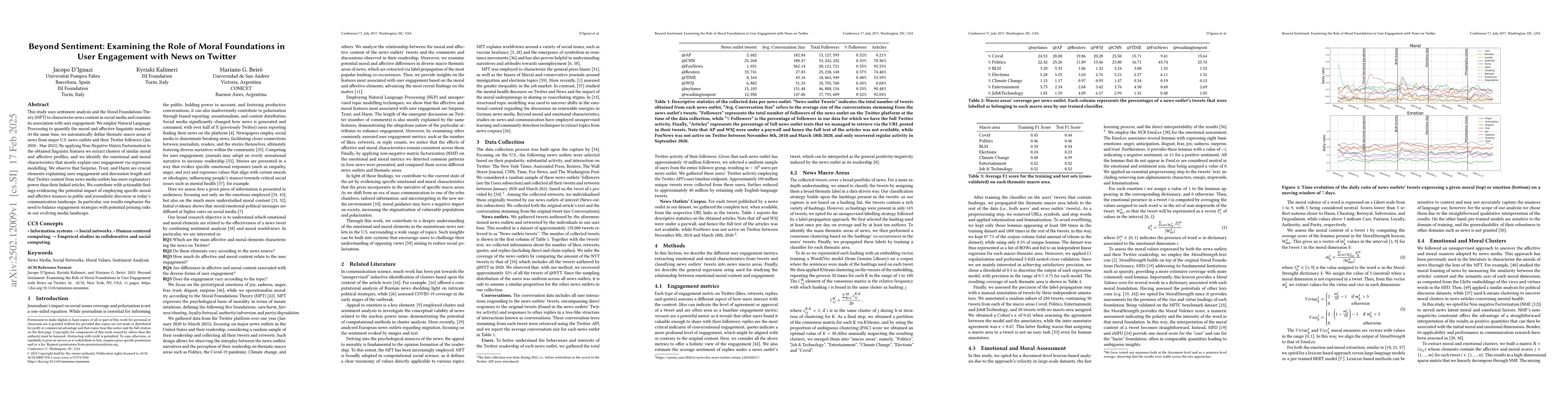 Thumbnail for Beyond Sentiment: Examining the Role of Moral Foundations in User
  Engagement with News on Twitter