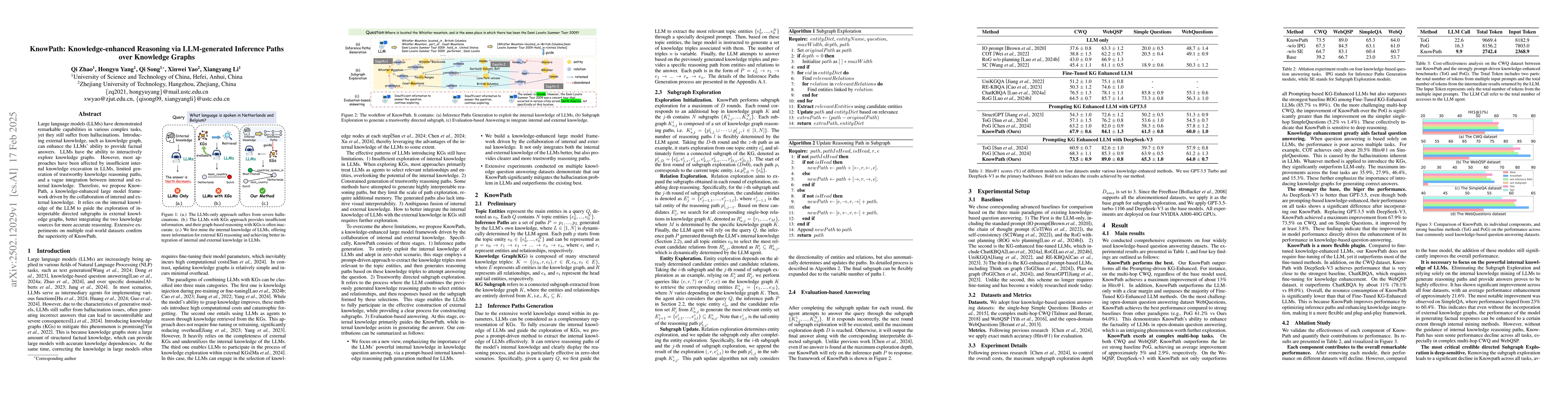 Thumbnail for KnowPath: Knowledge-enhanced Reasoning via LLM-generated Inference Paths
  over Knowledge Graphs
