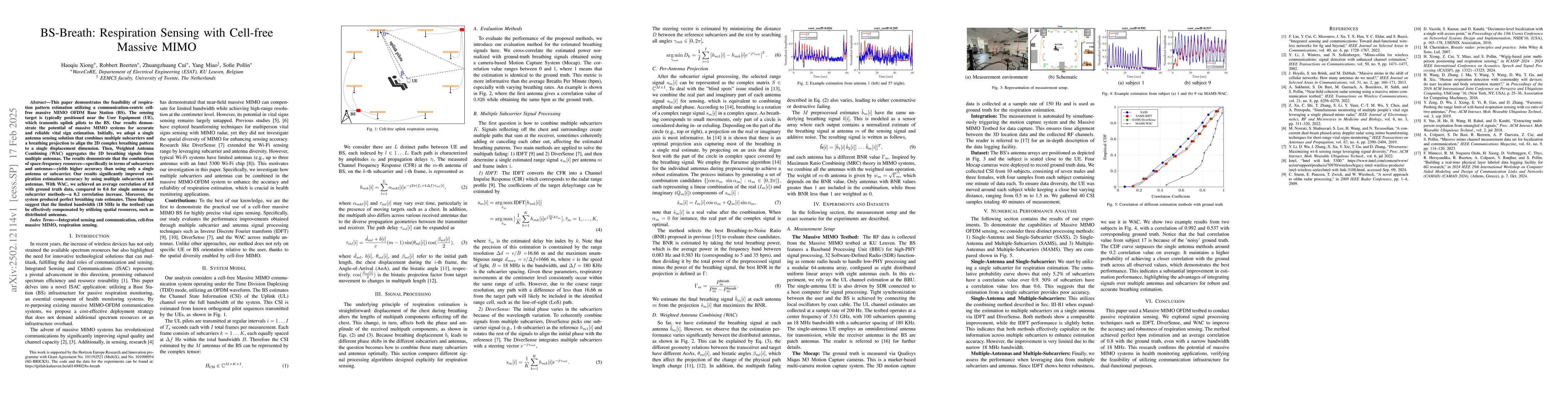 Thumbnail for BS-Breath: Respiration Sensing with Cell-free Massive MIMO