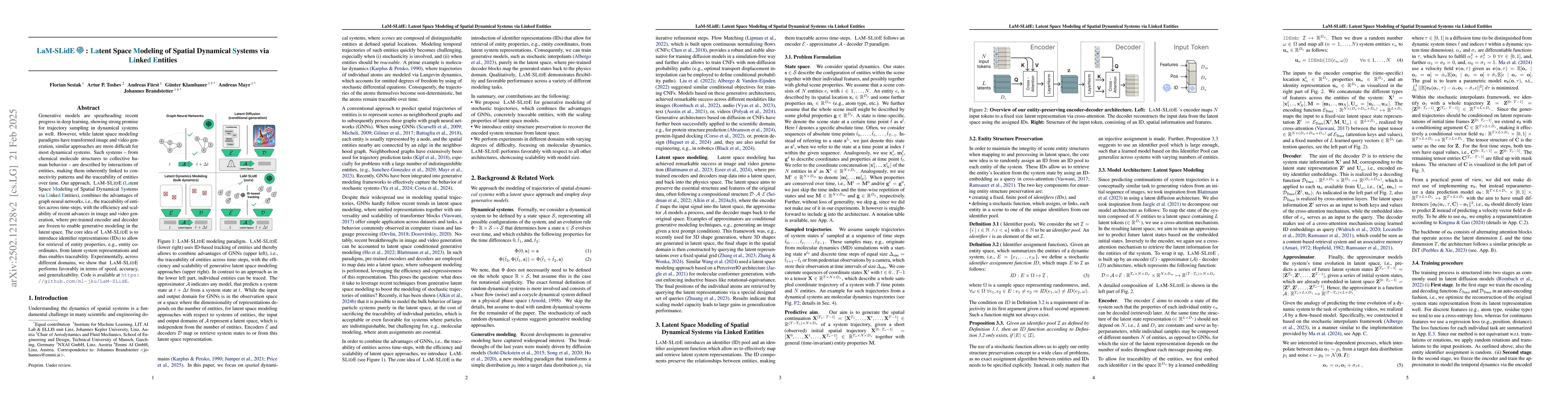 Thumbnail for LaM-SLidE: Latent Space Modeling of Spatial Dynamical Systems via Linked
  Entities