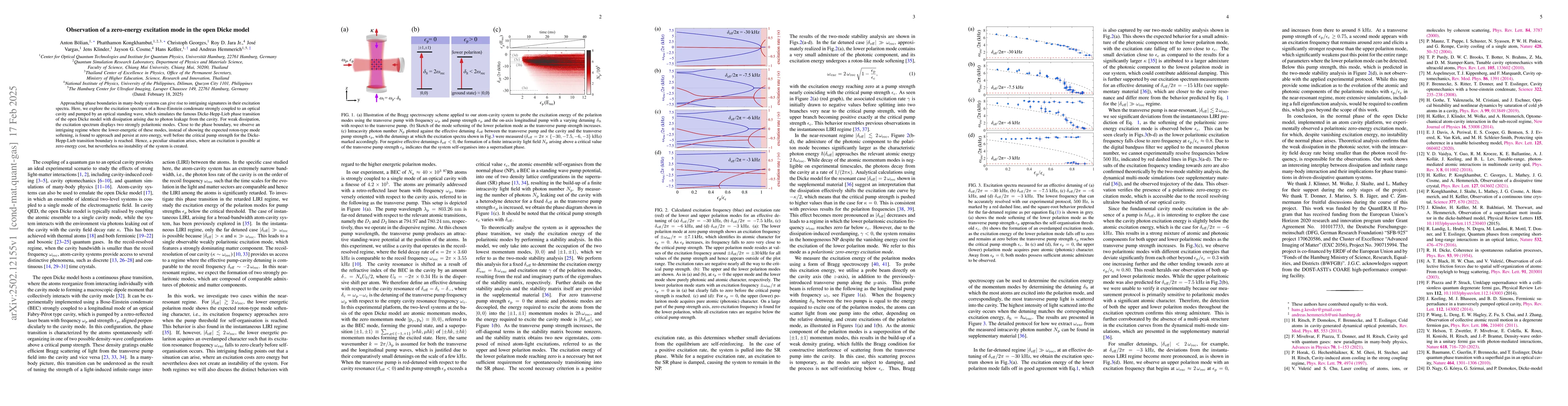 Thumbnail for Observation of a zero-energy excitation mode in the open Dicke model