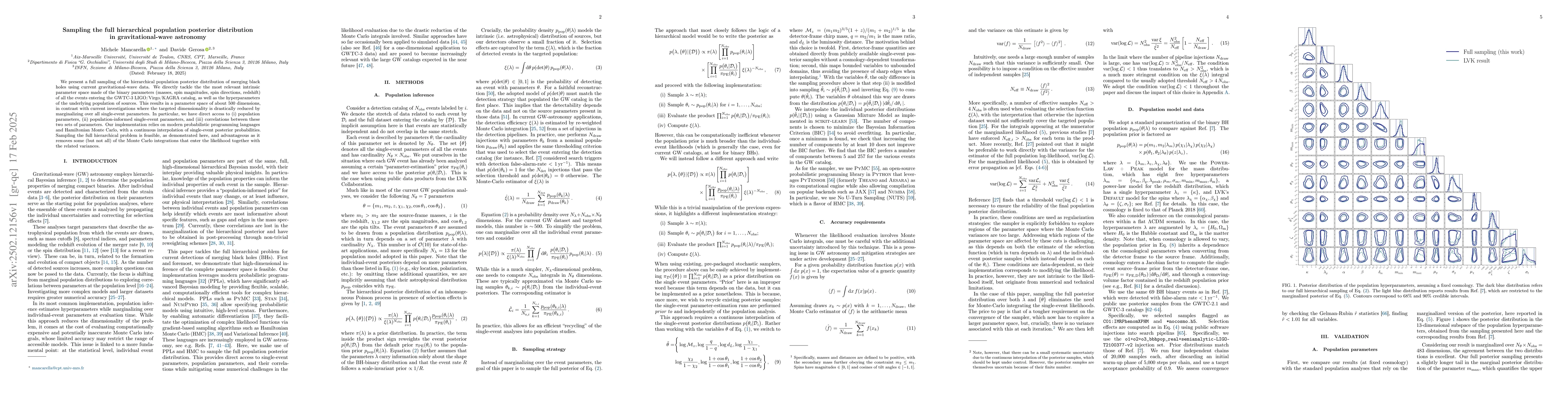 Thumbnail for Sampling the full hierarchical population posterior distribution in
  gravitational-wave astronomy