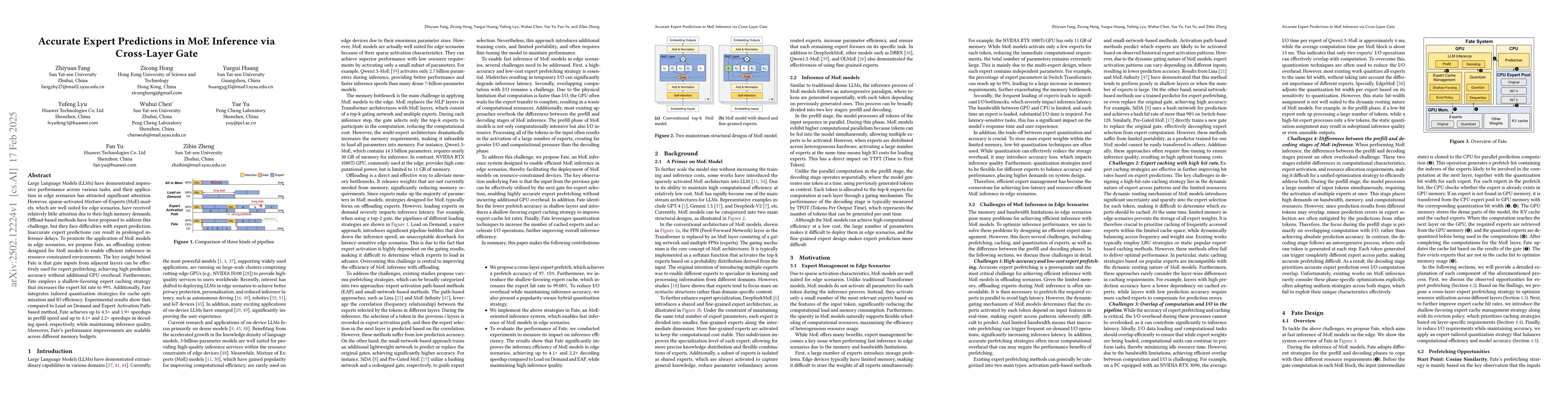 Thumbnail for Accurate Expert Predictions in MoE Inference via Cross-Layer Gate