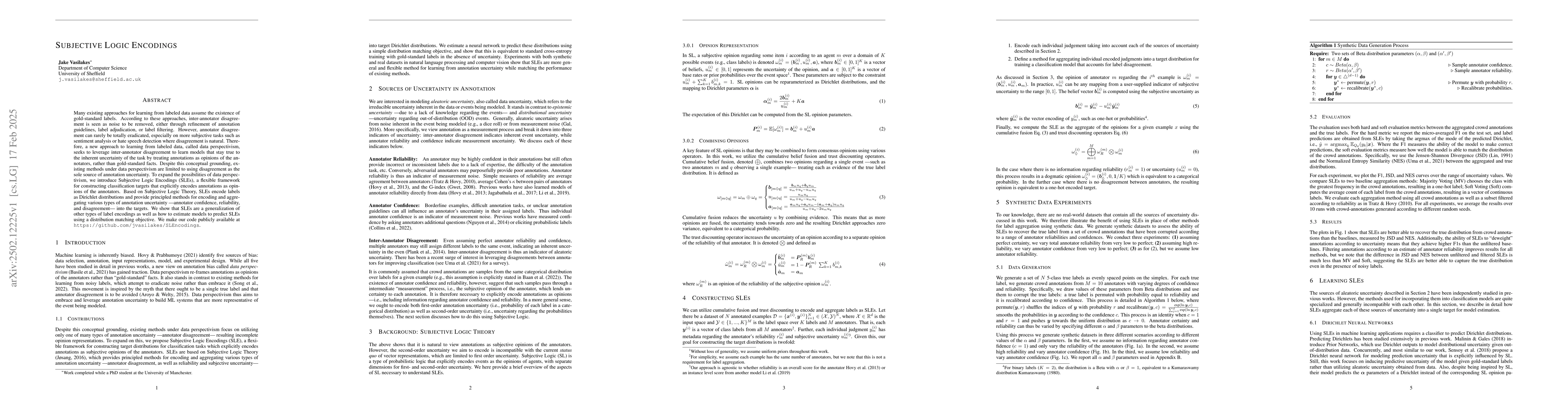 Thumbnail for Subjective Logic Encodings