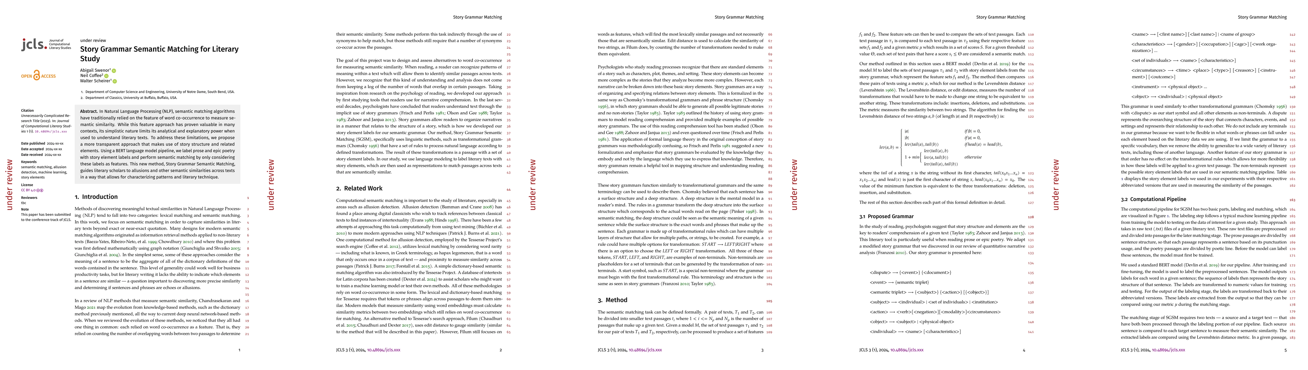 Thumbnail for Story Grammar Semantic Matching for Literary Study