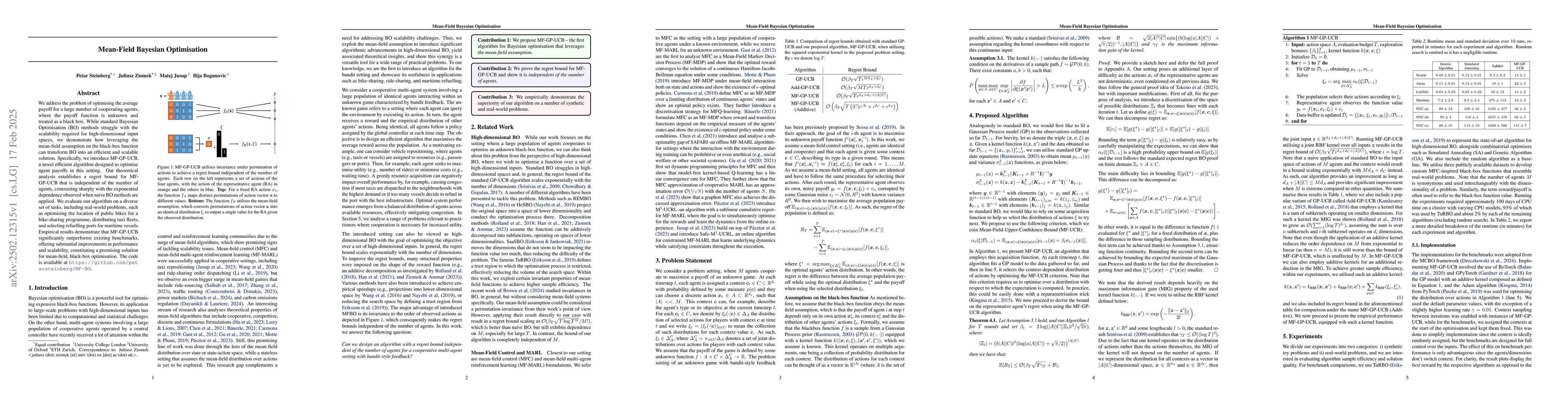 Thumbnail for Mean-Field Bayesian Optimisation