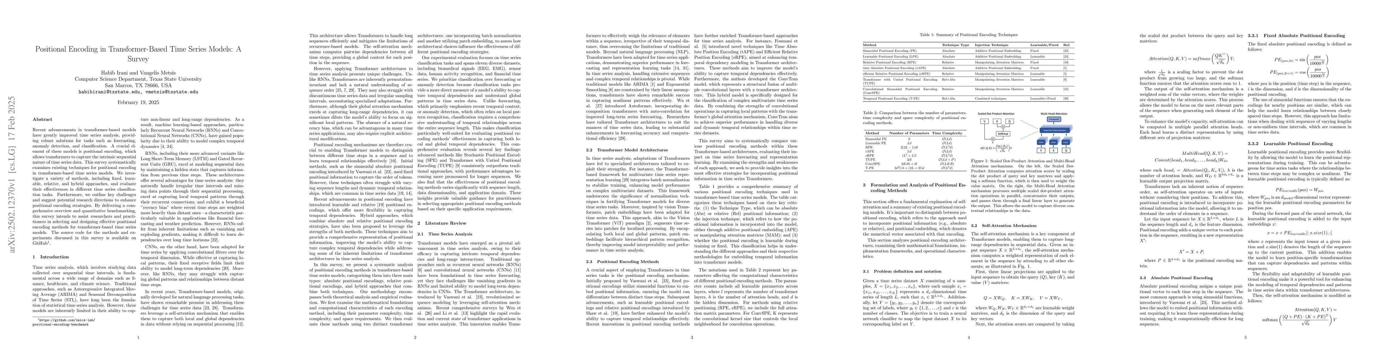 Thumbnail for Positional Encoding in Transformer-Based Time Series Models: A Survey