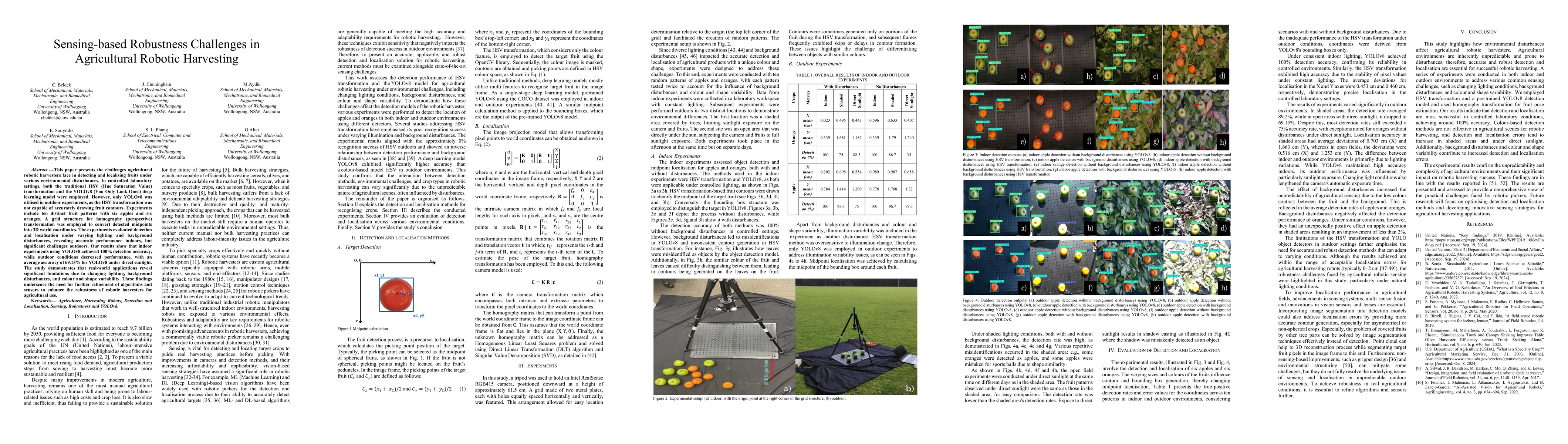 Thumbnail for Sensing-based Robustness Challenges in Agricultural Robotic Harvesting