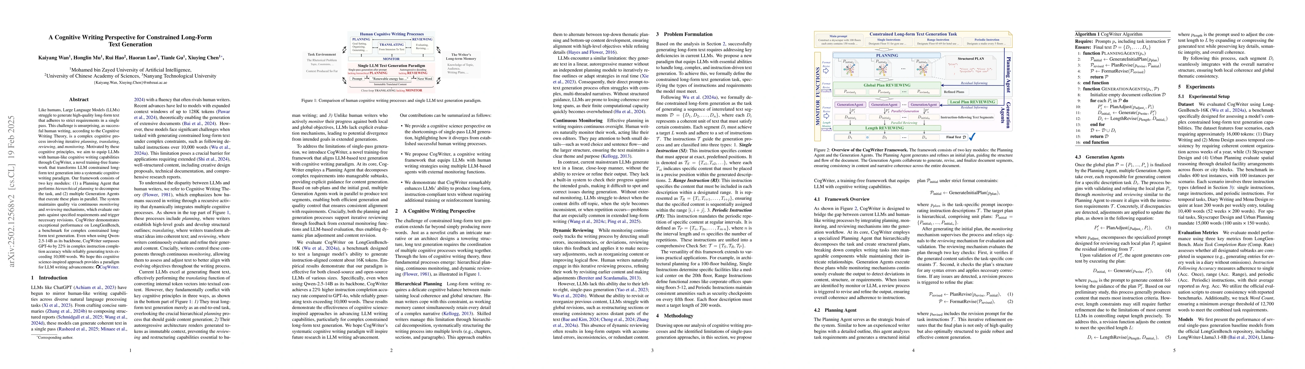 Thumbnail for A Cognitive Writing Perspective for Constrained Long-Form Text
  Generation