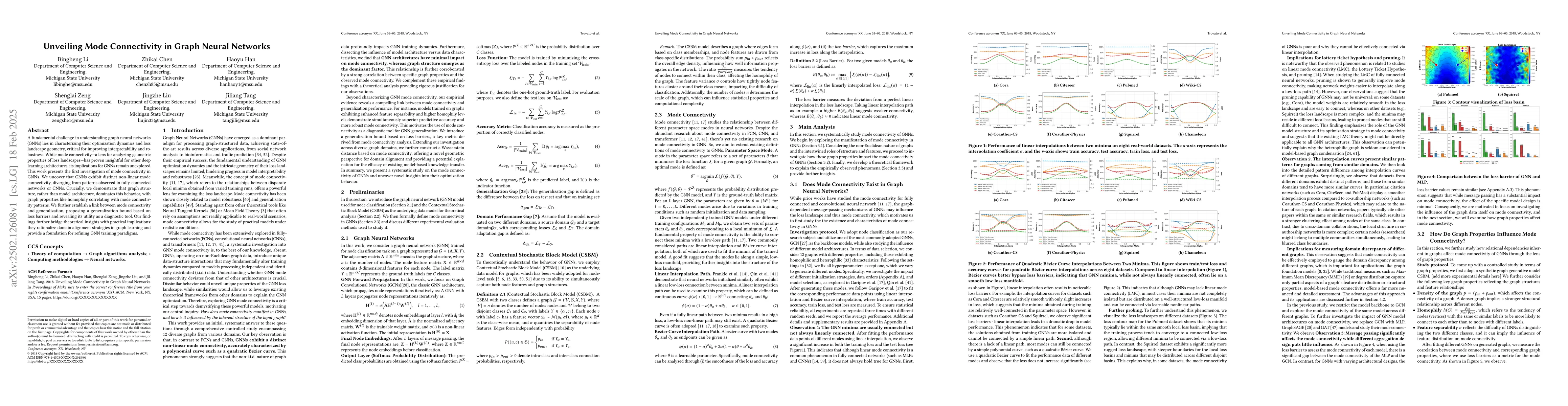 Thumbnail for Unveiling Mode Connectivity in Graph Neural Networks