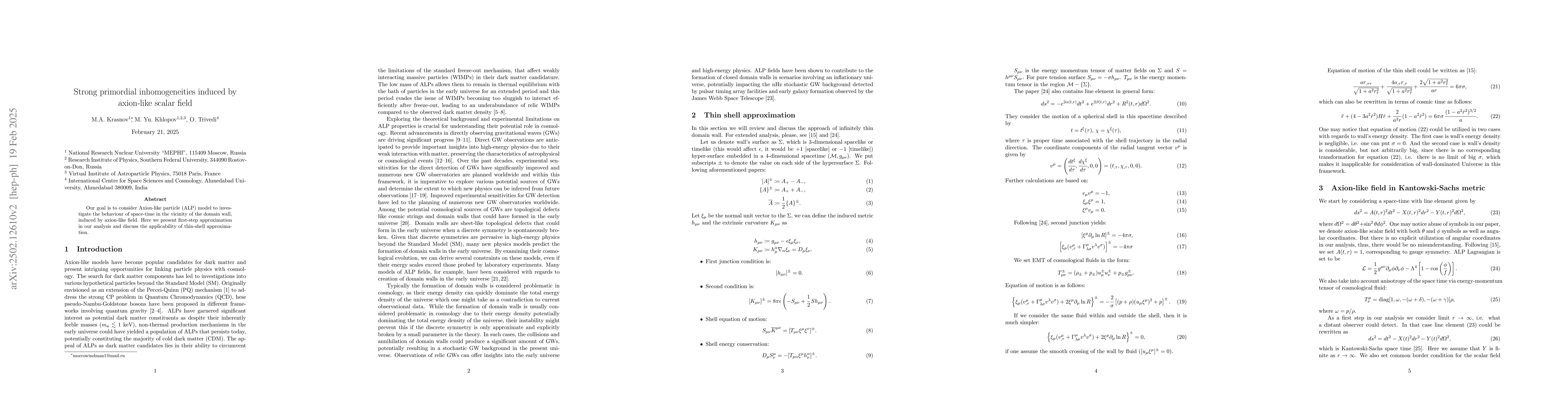 Thumbnail for Strong primordial inhomogeneities induced by axion-like scalar field