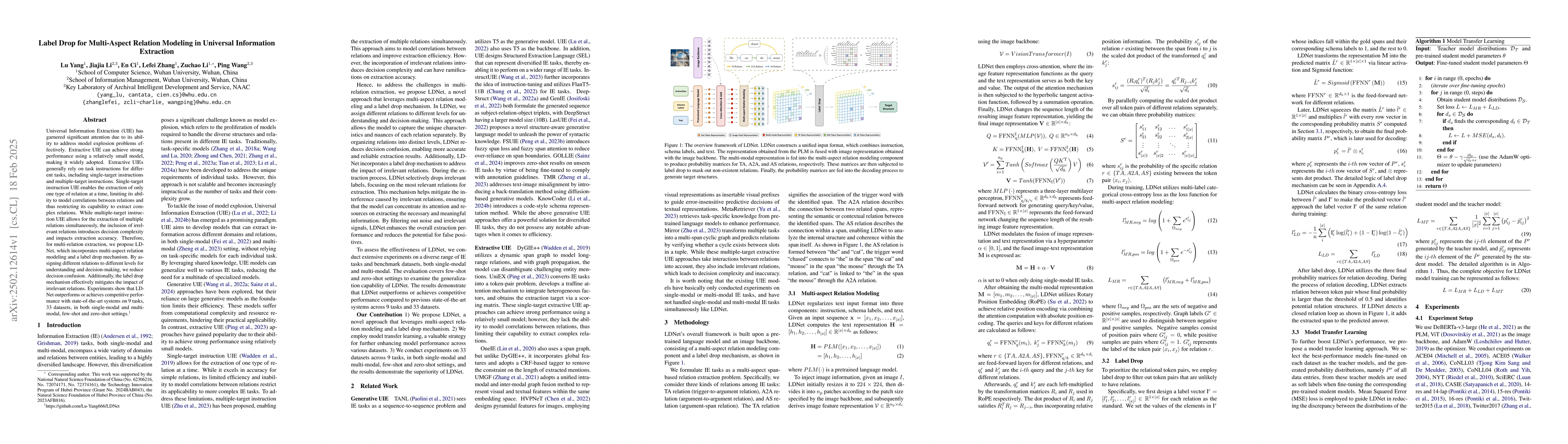 Thumbnail for Label Drop for Multi-Aspect Relation Modeling in Universal Information
  Extraction